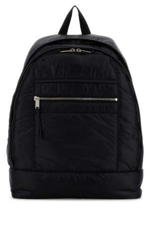 Black fabric backpack Black SAINT LAURENT (821007FAEY9)
