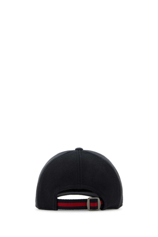 Темно-синя вовняна бейсболка GUCCI (8430104HBGM)
