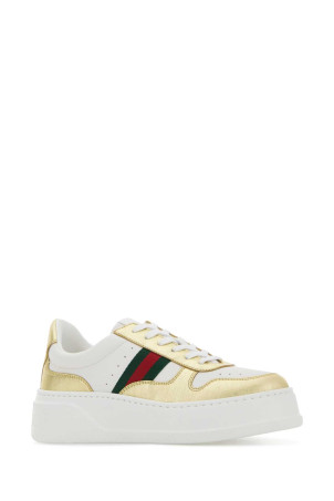 Two-tone leather sneakers GUCCI (848307AAFMN) Two-tone leather sneakers GUCCI (848307AAFMN)