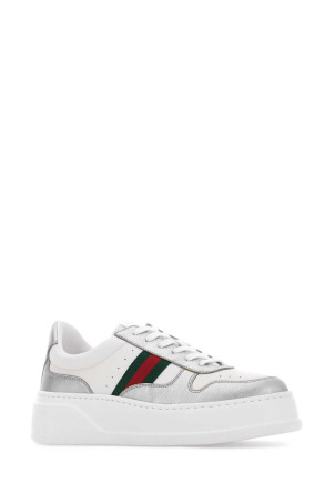 Two-tone leather sneakers GUCCI (848307AAFMN) Two-tone leather sneakers GUCCI (848307AAFMN)