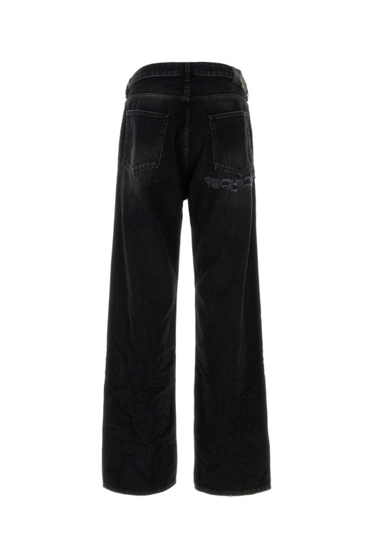 Black denim wide-leg jeans BALENCIAGA (851352TTW67)