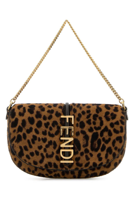 Кожаный кошелек с цепочкой Fendigraphy с принтом из телячьей шерсти FENDI (8M0529AYDY) Кожаный кошелек с цепочкой Fendigraphy с принтом из телячьей шерсти FENDI (8M0529AYDY)