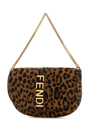 Printed calf hair Chain Fendigraphy wallet FENDI (8M0529AYDY) Printed calf hair Chain Fendigraphy wallet FENDI (8M0529AYDY)