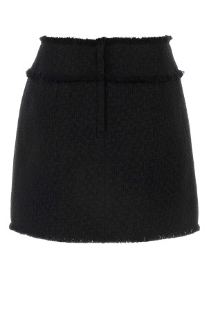 Black tweed mini skirt Black DOLCE & GABBANA (F4CR5TGDCLW) Black tweed mini skirt Black DOLCE & GABBANA (F4CR5TGDCLW)