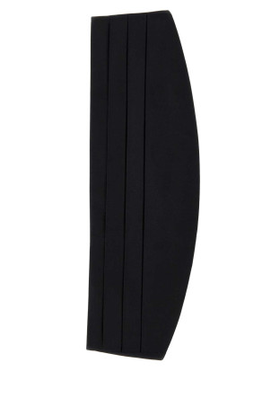 Black satin smoking band Black DOLCE & GABBANA (FB394AG0U05)