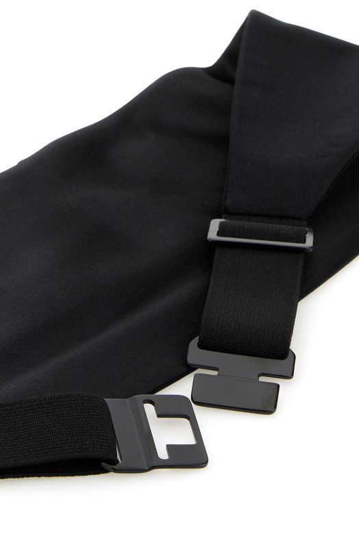 Black satin smoking band Black DOLCE & GABBANA (FB394AG0U05)