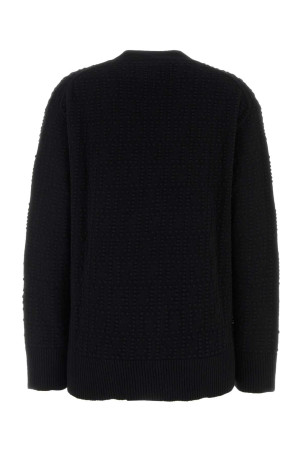 Black wool blend cardigan FENDI (FZE549AYM0) Black wool blend cardigan FENDI (FZE549AYM0)