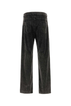 Charcoal stretch corduroy pant Black DOLCE & GABBANA (GWVNXTG8LI1)