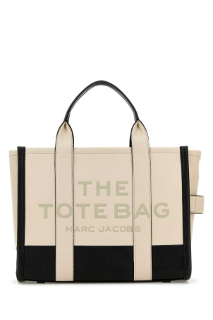 Двоколірна шкіряна середня сумка для покупок Tote Bag MARC JACOBS (H007L01RE22) Двоколірна шкіряна середня сумка для покупок Tote Bag MARC JACOBS (H007L01RE22)