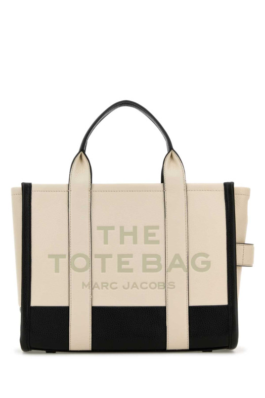 Двухцветная кожаная сумка среднего размера The Tote Bag MARC JACOBS (H007L01RE22) Двухцветная кожаная сумка среднего размера The Tote Bag MARC JACOBS (H007L01RE22)