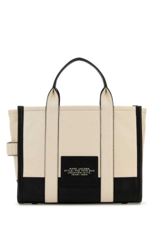 Двухцветная кожаная сумка среднего размера The Tote Bag MARC JACOBS (H007L01RE22) Двухцветная кожаная сумка среднего размера The Tote Bag MARC JACOBS (H007L01RE22)
