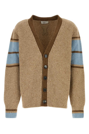 Multicolor wool blend cardigan AMI (HKC358KN0111) Multicolor wool blend cardigan AMI (HKC358KN0111)