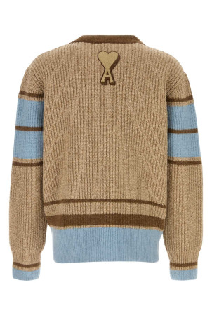 Multicolor wool blend cardigan AMI (HKC358KN0111) Multicolor wool blend cardigan AMI (HKC358KN0111)