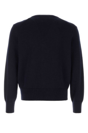 Dark blue wool cardigan AMI (HKC361001) Dark blue wool cardigan AMI (HKC361001)