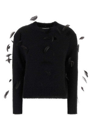 Black alpaca blend sweater JIL SANDER (J03GP0179J14810) Black alpaca blend sweater JIL SANDER (J03GP0179J14810)