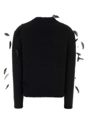 Black alpaca blend sweater JIL SANDER (J03GP0179J14810) Black alpaca blend sweater JIL SANDER (J03GP0179J14810)