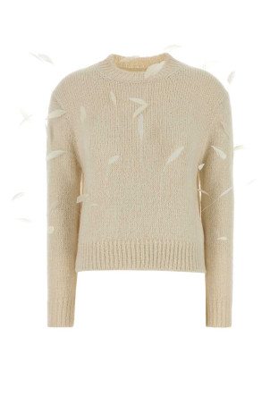 Ivory alpaca blend sweater JIL SANDER (J03GP0179J14810) Ivory alpaca blend sweater JIL SANDER (J03GP0179J14810)