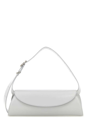 Светло-серая кожаная небольшая сумка через плечо Cannolo JIL SANDER (J07WD0023P5355) Светло-серая кожаная небольшая сумка через плечо Cannolo JIL SANDER (J07WD0023P5355)