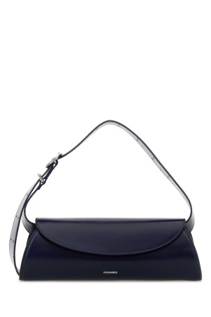 Маленькая сумка через плечо Cannolo из кожи темно-синего цвета JIL SANDER (J07WD0023P5355) Маленькая сумка через плечо Cannolo из кожи темно-синего цвета JIL SANDER (J07WD0023P5355)