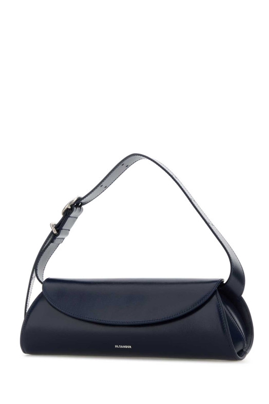 Маленькая сумка через плечо Cannolo из кожи темно-синего цвета JIL SANDER (J07WD0023P5355) Маленькая сумка через плечо Cannolo из кожи темно-синего цвета JIL SANDER (J07WD0023P5355)