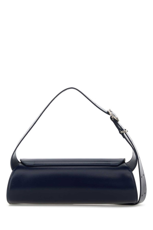 Маленькая сумка через плечо Cannolo из кожи темно-синего цвета JIL SANDER (J07WD0023P5355) Маленькая сумка через плечо Cannolo из кожи темно-синего цвета JIL SANDER (J07WD0023P5355)