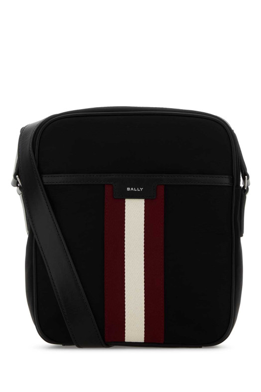 Black canvas crossbody bag BALLY (MAC05KNY286) Black canvas crossbody bag BALLY (MAC05KNY286)