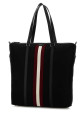 Black canvas shopping bag BALLY (MAE04NNY286) Black canvas shopping bag BALLY (MAE04NNY286)