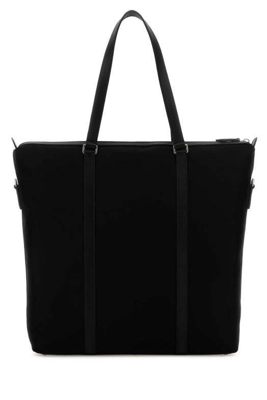 Black canvas shopping bag BALLY (MAE04NNY286) Black canvas shopping bag BALLY (MAE04NNY286)