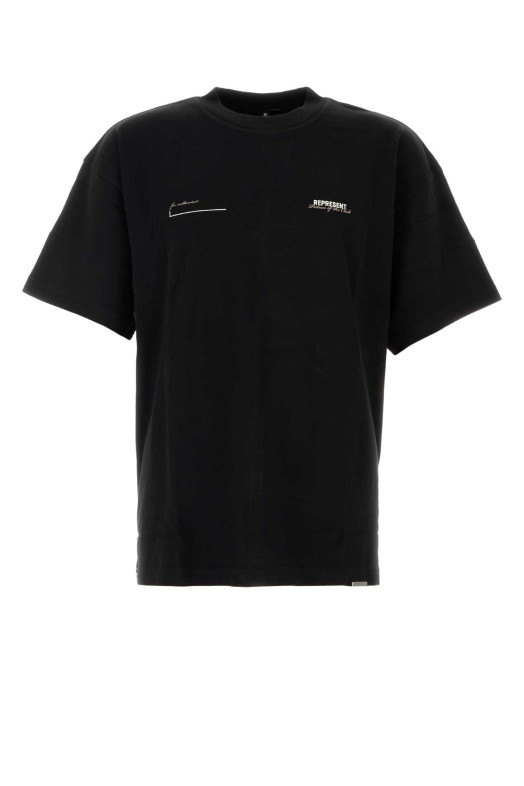 Black cotton t-shirt REPRESENT (MLM4274) Black cotton t-shirt REPRESENT (MLM4274)