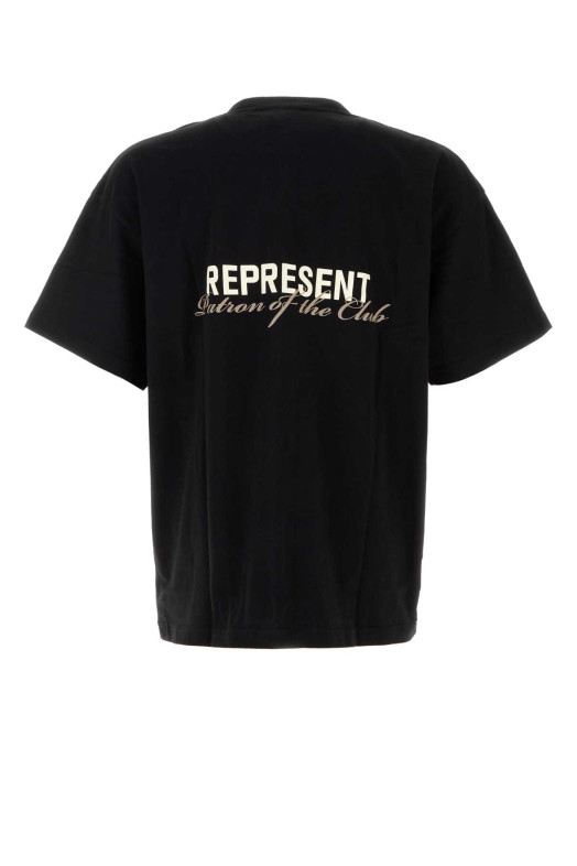 Black cotton t-shirt REPRESENT (MLM4274) Black cotton t-shirt REPRESENT (MLM4274)