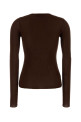 Chocolate silk t-shirt MIU MIU (MML01BSOOO18BQ) Chocolate silk t-shirt MIU MIU (MML01BSOOO18BQ)