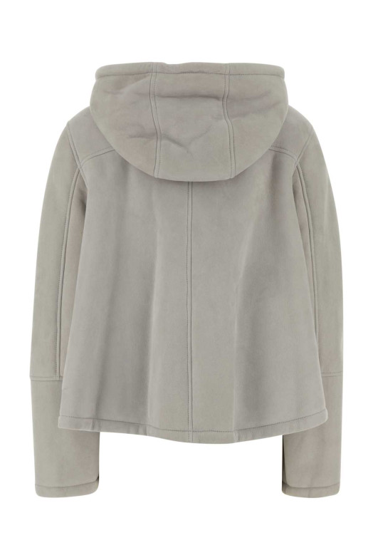 Светло-серая замшевая куртка Grey LOEWE (S359Y2SL34) Светло-серая замшевая куртка Grey LOEWE (S359Y2SL34)