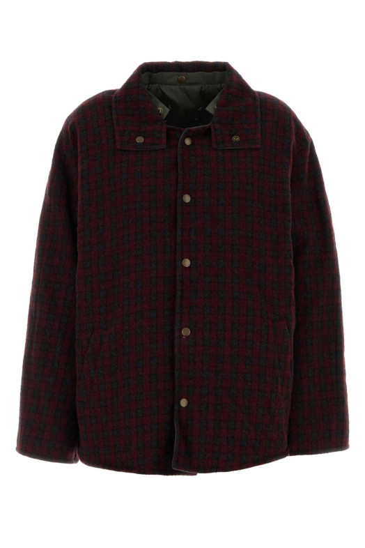 Embroidered wool reversible jacket MAISON MARGIELA (S51AM0506MTN088) Embroidered wool reversible jacket MAISON MARGIELA (S51AM0506MTN088)