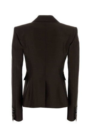 Шоколадний блейзер Bianca з вовняної суміші DSQUARED (S72BN0710D35205) DSQUARED2