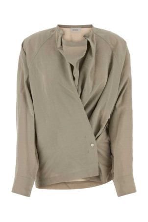 Топ з шовкової суміші капучино LEMAIRE (TO1081LF1308)