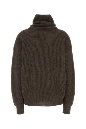 Brown wool Raccoon sweater UMA WANG (UK7163)