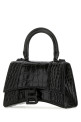 Black leather Hourglass XS handbag Black BALENCIAGA (5928331LR67)