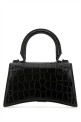 Black leather Hourglass XS handbag Black BALENCIAGA (5928331LR67)
