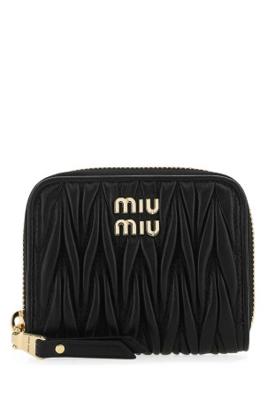 Black leather coin purse Black MIU MIU (5MM268AFPP) Black leather coin purse Black MIU MIU (5MM268AFPP)
