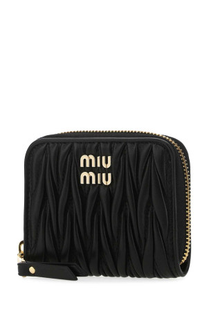 Black leather coin purse Black MIU MIU (5MM268AFPP) Black leather coin purse Black MIU MIU (5MM268AFPP)