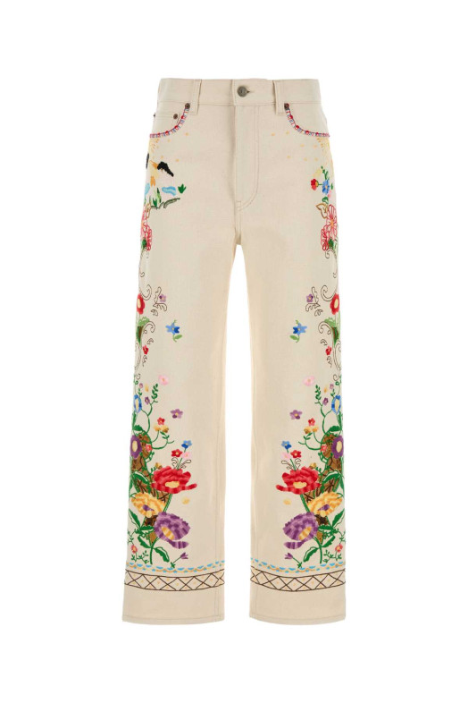 Melange ivory denim jeans VALENTINO GARAVANI (6B3DD19A912) Melange ivory denim jeans VALENTINO GARAVANI (6B3DD19A912)