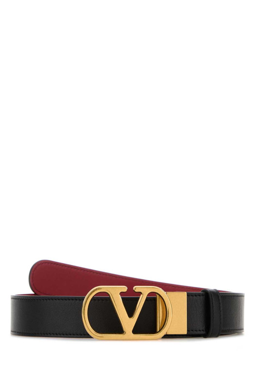Black leather reversibile belt VALENTINO GARAVANI (7W2T0SQ3IYR) Black leather reversibile belt VALENTINO GARAVANI (7W2T0SQ3IYR)