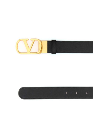 Black leather reversibile belt VALENTINO GARAVANI (7W2T0SQ3IYR) Black leather reversibile belt VALENTINO GARAVANI (7W2T0SQ3IYR)