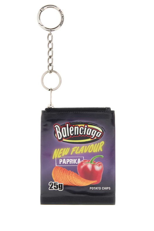 Multicolor leather Chips keyring BALENCIAGA (8277672ABP0) Multicolor leather Chips keyring BALENCIAGA (8277672ABP0)