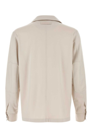 Chalk cashmere Oasi shirt ZEGNA (RE8V46SOT6B) Chalk cashmere Oasi shirt ZEGNA (RE8V46SOT6B)