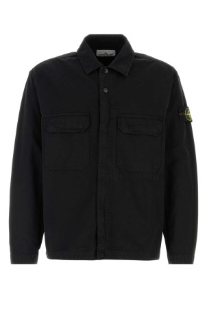 Black canvas shirt Black STONE ISLAND (120000911) Black canvas shirt Black STONE ISLAND (120000911)