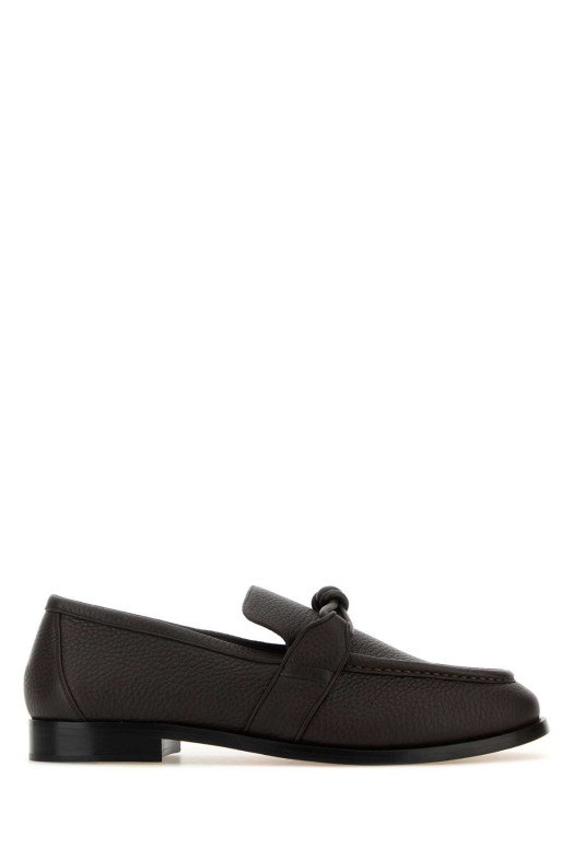 Dark brown leather Astaire loafers BOTTEGA VENETA (796445V3XP0) Dark brown leather Astaire loafers BOTTEGA VENETA (796445V3XP0)