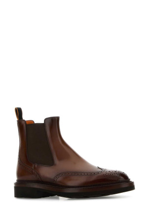 Brown leather Kalama ankle boots SANTONI (MCCO19116JL4GNTG) Brown leather Kalama ankle boots SANTONI (MCCO19116JL4GNTG)