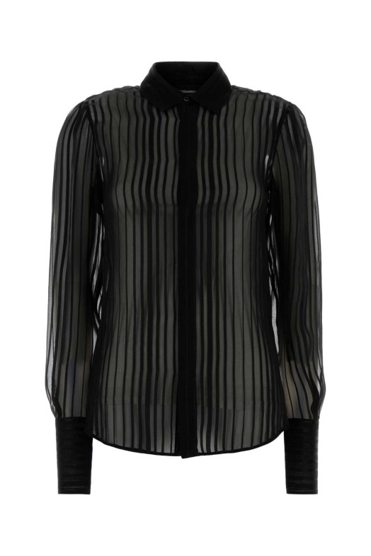 Black silk shirt DSQUARED (S72DL0771D35370) Black silk shirt DSQUARED (S72DL0771D35370)