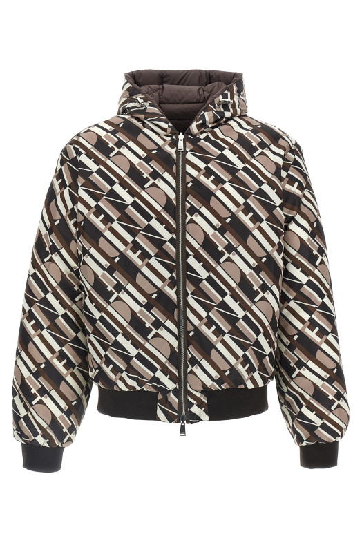 Reversible down jacket Beige Reversible down jacket Beige